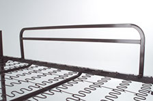 picture of guard rail on bunks that capital bedding offers