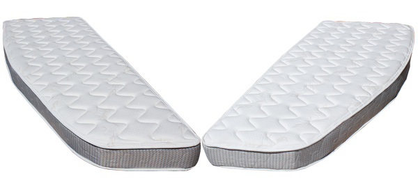 A picture of a custom yacht mattress by capital bedding company