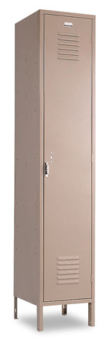 Single Tier, 1-Wide Locker offered by Capital Bedding Company